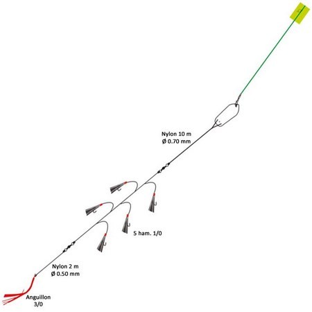 Trolling Line Flashmer Ecoline Goeland