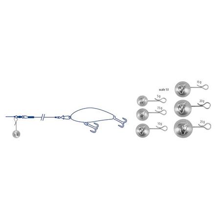 TROLLING SINKER DRAGON - PACK OF 3
