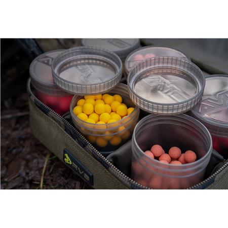 TROUSSE À APPÂTS AVID CARP RVS 8-POT HOOKBAIT POUCH