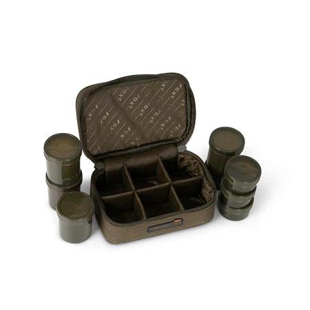 TROUSSE À APPÂTS FOX VOYAGER POT HOOKBAIT CASE