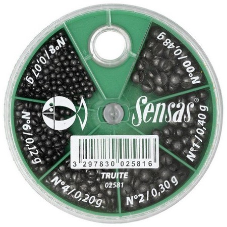 Trout Lead Weight Dispenser Box Sensas