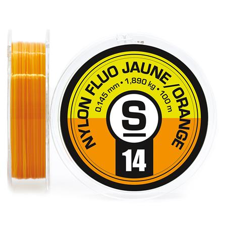 Trout Monofilament Sempe Fluo Orange/Yellow - 100M