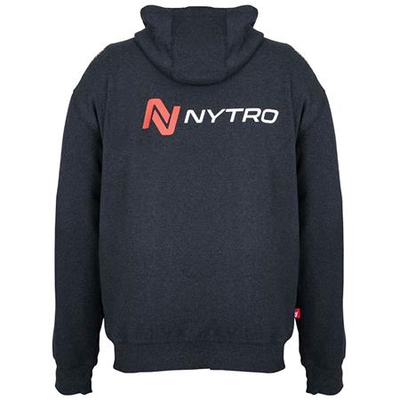 TRUI VOOR MANNEN - DONKER GEMÊLEERD GRIJS NYTRO HOODY - DARK MARL GREY