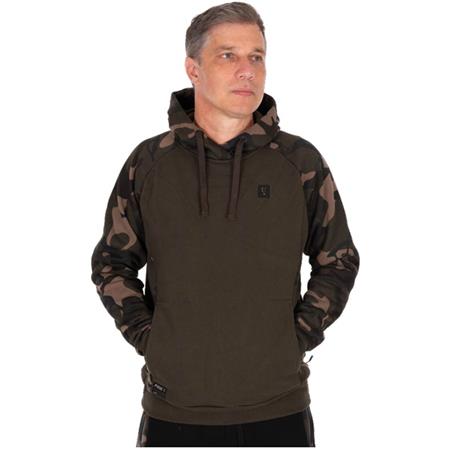 Trui Voor Mannen - Kaki/Camo Fox Pullover Premium 310 Hoodie - Kaki/Camo