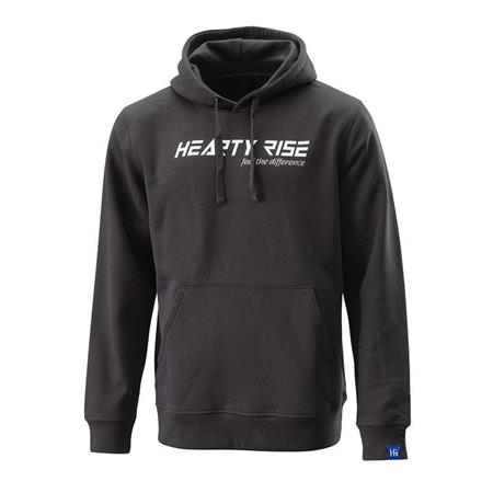 TRUI VOOR MANNEN - ZWART HEARTY RISE HOODIE - NOIR