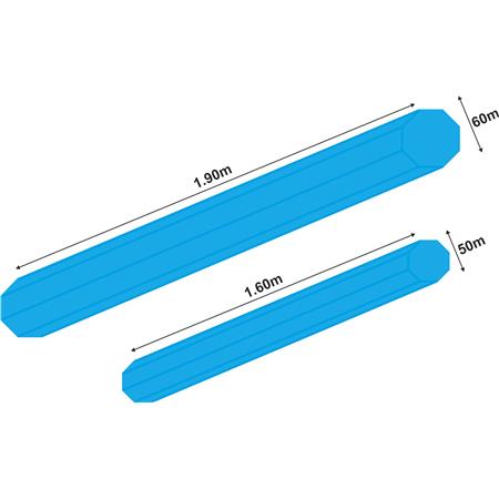 TUBO DE PROTEÇÃO CANA GARBOLINO OCTOGONAL ANTI-UV
