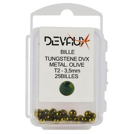 Tungsten Bead Devaux Slot Dvx - Dark Olive - Pack Of 1000