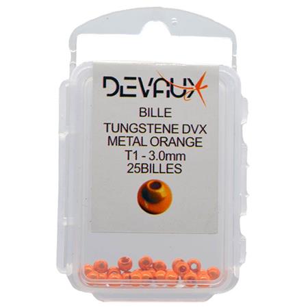Tungsten Bead Devaux Slot Dvx - Orange Metal
