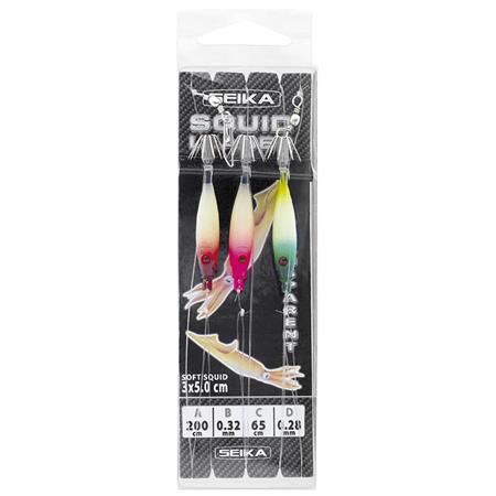 Turlute Seika Predator Fishing Squid Leader Silk