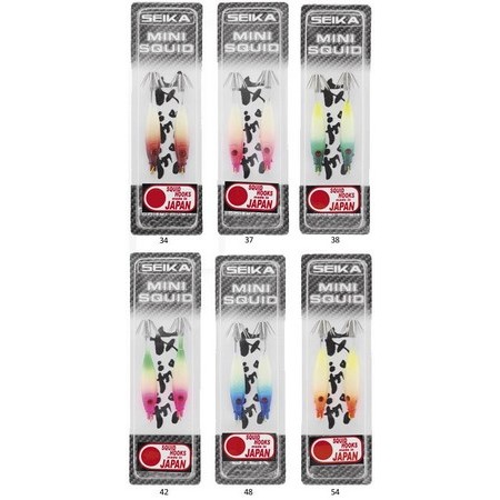 Turlutka Seika Predator Fishing Mini Squid Soft Transparent - 9Cm