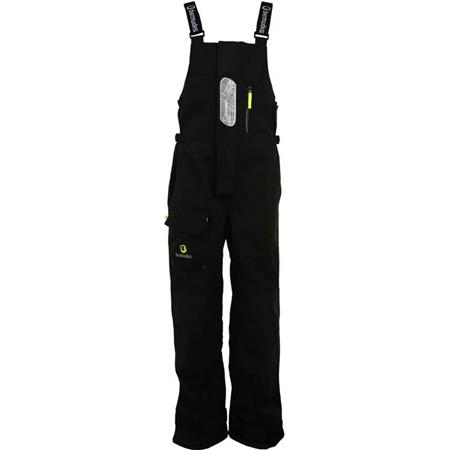 Unisex Bib Overalls Bermudes - Black/Grey