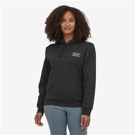 UNISEX-SWEAT PATAGONIA HOME WATER TROUT UPRISAL HOODY - ZWART