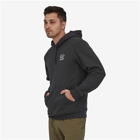 UNISEX-SWEATSHIRT PATAGONIA HOME WATER TROUT UPRISAL HOODY - SCHWARZ