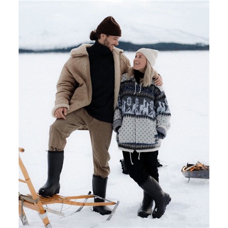 UNISEXLAARZEN POLYVER CLASSIC HIGH WINTER - ZWART