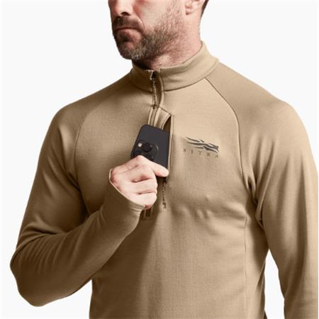 UNTER MÄNNERKLEIDUNG SITKA CORE MERINO 330 HALF-ZIP MAILLOT