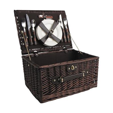 Valise Pique-Nique Europ Arm Porcelaine Pour 4 Personnes