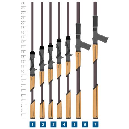 VARA DE CASTING ST CROIX MOJO BASS TRIGON