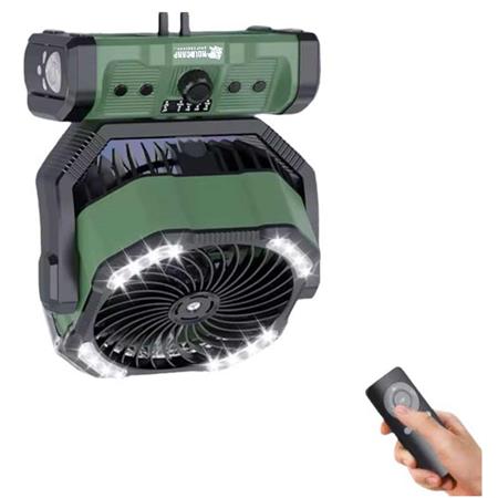VENTILATEUR PORTABLE HOLDCARP RECHARGEABLE DOUBLEMOTOR WATERSPRAY FAN