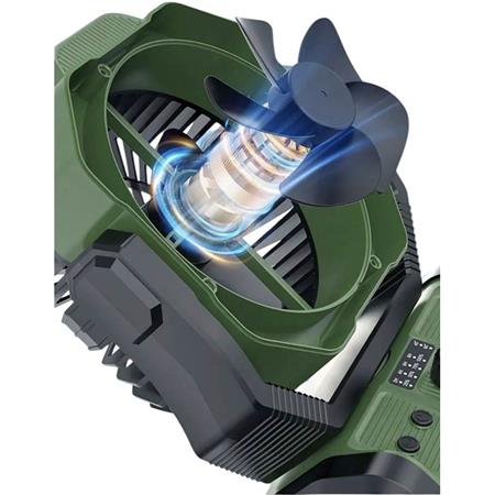 VENTILATORE PORTATILE HOLDCARP RECHARGEABLE DOUBLEMOTOR FAN