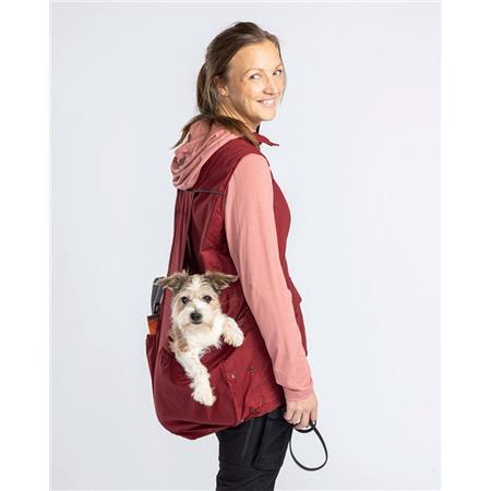 VEST ZONDER MOUWEN VROUW PINEWOOD DOG SPORTS EXPERT W - ROUGE