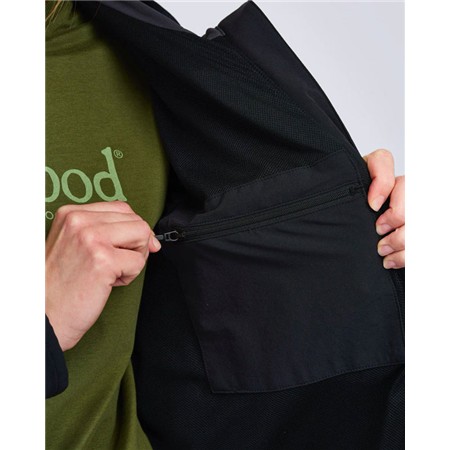 VESTE FEMME PINEWOOD ABISKO LIGHT STRETCH - NOIR/ANTHRACITE