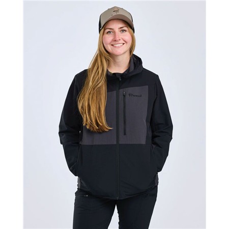 VESTE FEMME PINEWOOD ABISKO LIGHT STRETCH - NOIR/ANTHRACITE