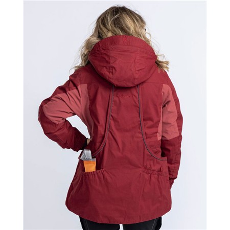 VESTE FEMME PINEWOOD DOG SPORTS TRAINER EXTREME - TOMATO/ROUGE