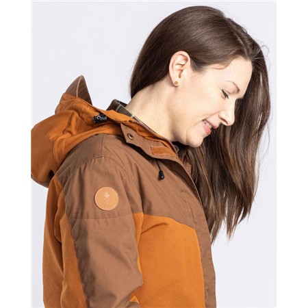 VESTE FEMME PINEWOOD FINNVEDEN HYBRID EXT - FUDGE/NOUGAT