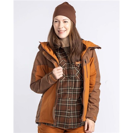 VESTE FEMME PINEWOOD FINNVEDEN HYBRID EXT - FUDGE/NOUGAT