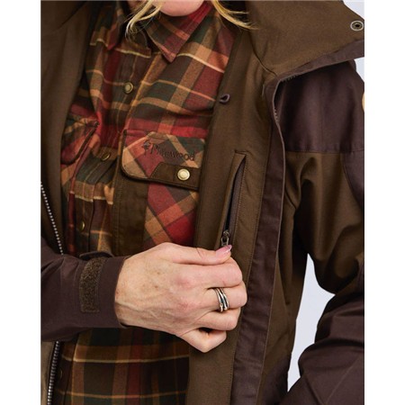 VESTE FEMME PINEWOOD FINNVEDEN HYBRID - MARRON