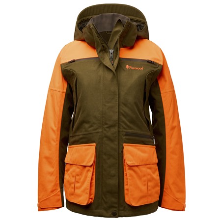 Veste Femme Pinewood Furudal Expert 2L Hunting - Olive Green/Orange