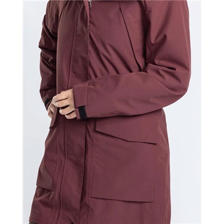 VESTE FEMME PINEWOOD RAIN PARKA - EARTH PLUM