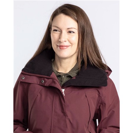 VESTE FEMME PINEWOOD RAIN PARKA - EARTH PLUM