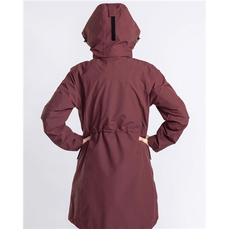 VESTE FEMME PINEWOOD RAIN PARKA - EARTH PLUM