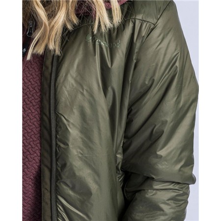 VESTE FEMME PINEWOOD WOOL INSULATED MIDLAYER - MOSS GREEN