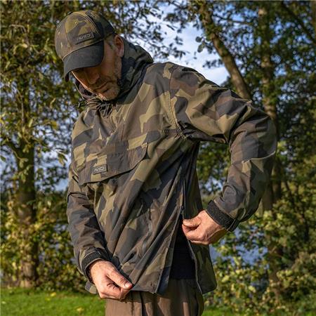 VESTE HOMME AVID CARP RIPSTOP CAMO PULLOVER JACKET - CAMO