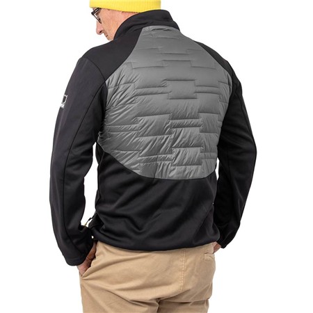 VESTE HOMME BLACK CAT CAT SHIELD HYBRID TOP - GRIS/NOIR
