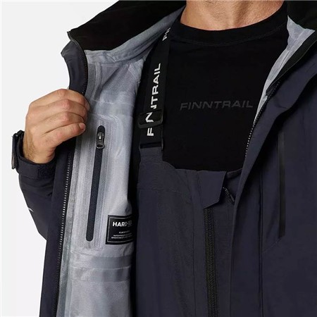 VESTE HOMME FINNTRAIL IMPERMÉABLE EXCALIBUR - DARK GREY