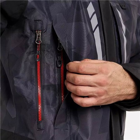 VESTE HOMME FINNTRAIL IMPERMÉABLE GREENWOOD - CAMO SHADOW BLACK
