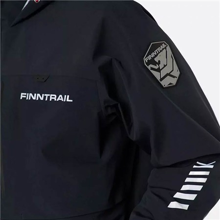 VESTE HOMME FINNTRAIL IMPERMÉABLE TOURNAMENT - GRAPHITE