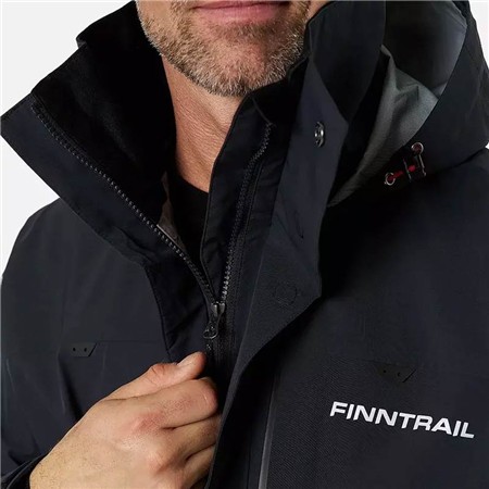 VESTE HOMME FINNTRAIL IMPERMÉABLE TOURNAMENT - GRAPHITE