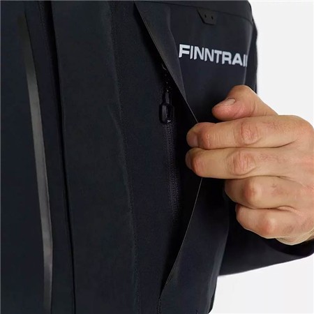 VESTE HOMME FINNTRAIL IMPERMÉABLE TOURNAMENT - GRAPHITE