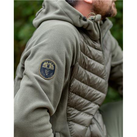 VESTE HOMME FOX EXPLORER FLEECE HOODED JACKET - VERT