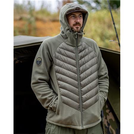 VESTE HOMME FOX EXPLORER FLEECE HOODED JACKET - VERT