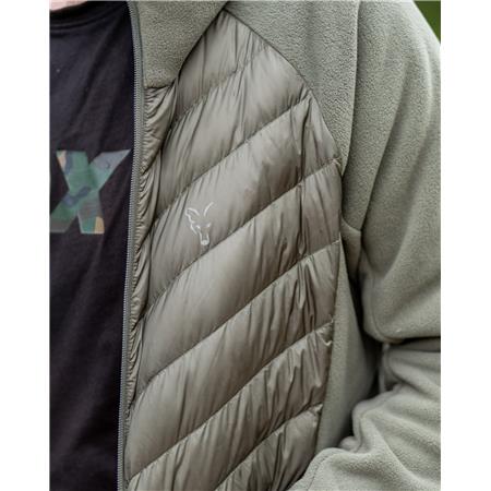 VESTE HOMME FOX EXPLORER FLEECE HOODED JACKET - VERT