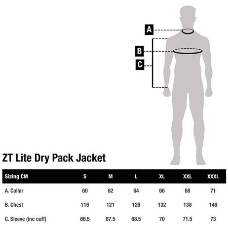 VESTE HOMME NASH ZT LITE DRY PACK - KAKI