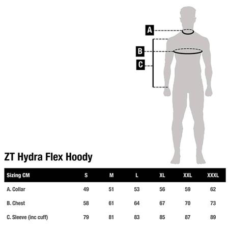 VESTE HOMME NASH ZT LITE HYDRA FLEX HOODY - CAMO
