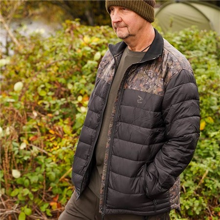 VESTE HOMME ONE MORE CAST SPLASH CAMO KNIGHT PUFFER JACKET - NOIR