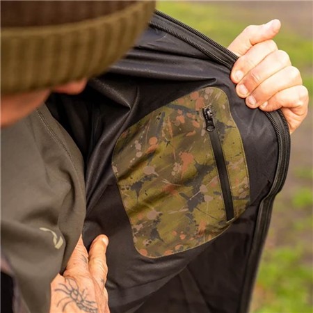 VESTE HOMME ONE MORE CAST SPLASH CAMO KNIGHT WATERPROOF JACKET - NOIR
