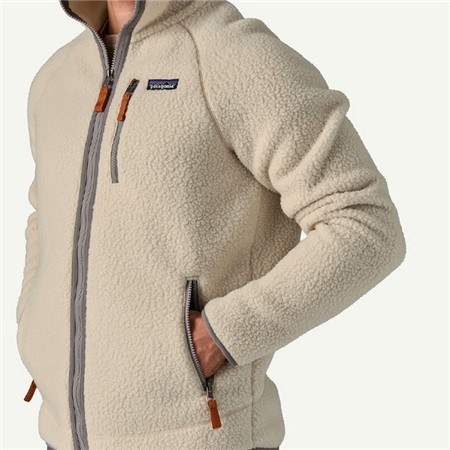 VESTE HOMME PATAGONIA RETRO PILE JKT - PELICAN W/SMOLDER BLUE